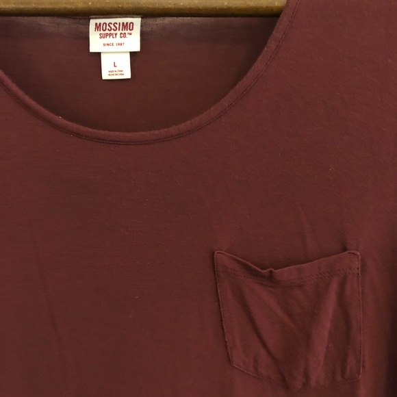 Maroon Swing T-Shirt Dress - Picture 3 of 5